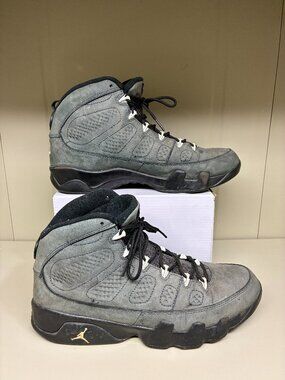 Nike Air Jordan 9 Retro Anthracite Black 302370-013 Men's Size 10.5 Sneakers